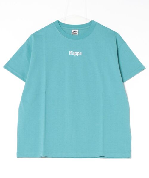 Kappa(カッパ)の「サガラ刺繍 オーバーサイズTシャツ(Tシャツ/カットソー・レディース・ホワイト/ブラック/ライトブルー・LARGE/MEDIUM)」の3枚目の写真