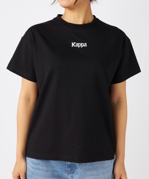 Kappa(カッパ)の「サガラ刺繍 オーバーサイズTシャツ(Tシャツ/カットソー・レディース・ホワイト/ブラック/ライトブルー・LARGE/MEDIUM)」の4枚目の写真