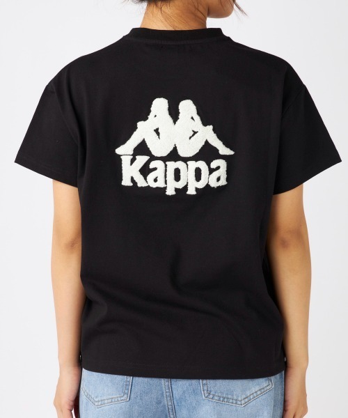 Kappa(カッパ)の「サガラ刺繍 オーバーサイズTシャツ(Tシャツ/カットソー・レディース・ホワイト/ブラック/ライトブルー・LARGE/MEDIUM)」の6枚目の写真