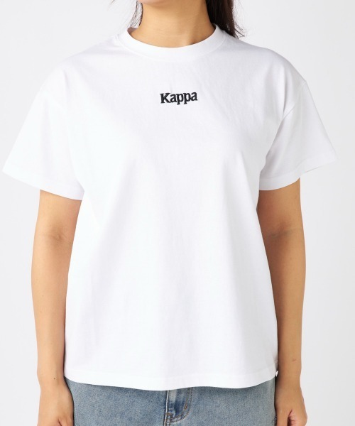 Kappa(カッパ)の「サガラ刺繍 オーバーサイズTシャツ(Tシャツ/カットソー・レディース・ホワイト/ブラック/ライトブルー・LARGE/MEDIUM)」の9枚目の写真