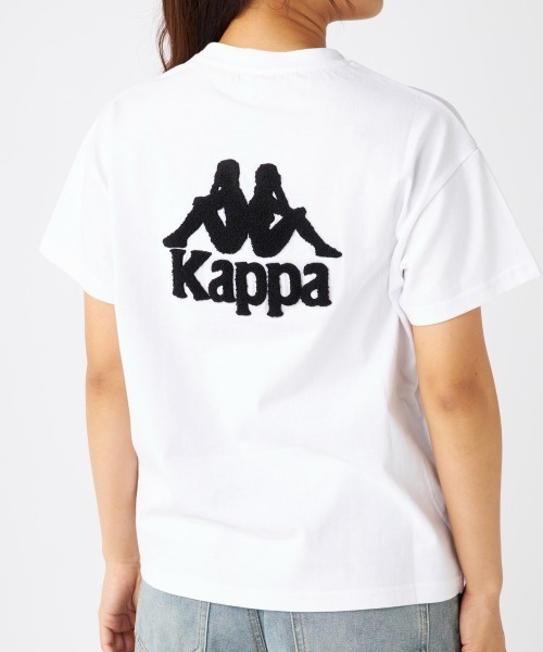 Kappa(カッパ)の「サガラ刺繍 オーバーサイズTシャツ(Tシャツ/カットソー・レディース・ホワイト/ブラック/ライトブルー・LARGE/MEDIUM)」の11枚目の写真