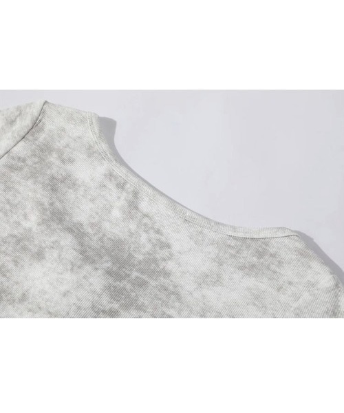 .KOM(ドットコム)の「A'GEM/9 × .kom 『.KOM/ドットケーオーエム』 /ヘンリーネックカットソー(Tシャツ/カットソー・レディース・チャコールグレー/アイボリー・FREE)」の21枚目の写真