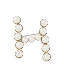 ROSE BUD（ローズバッド）の「(Sea’ds mara)Alphabet brooch H（ブローチ/コサージュ）」