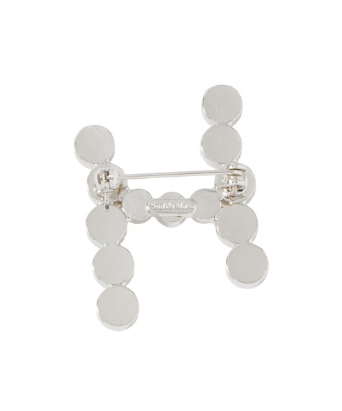 ROSE BUD(ローズバッド)の「(Sea’ds mara)Alphabet brooch H(ブローチ/コサージュ・レディース・ホワイト・ONE SIZE)」の2枚目の写真