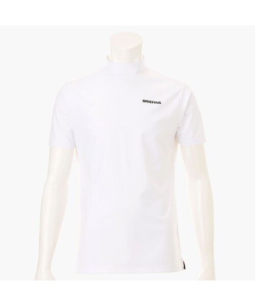 新品未使用 BRIEFING メンズ LOGO LINE HIGHNECK白M BRIEFING（ブリーフィング） tシャツ 「BRIEFING GOLF／ブリーフィング