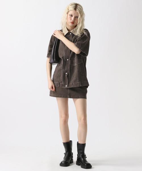FOREVER 21（フォーエバー トゥエンティーワン）の「【2025SS】オーバージャケット（ブルゾン・レディース・ブラック/ベージュ・FREE）」の5枚目の写真