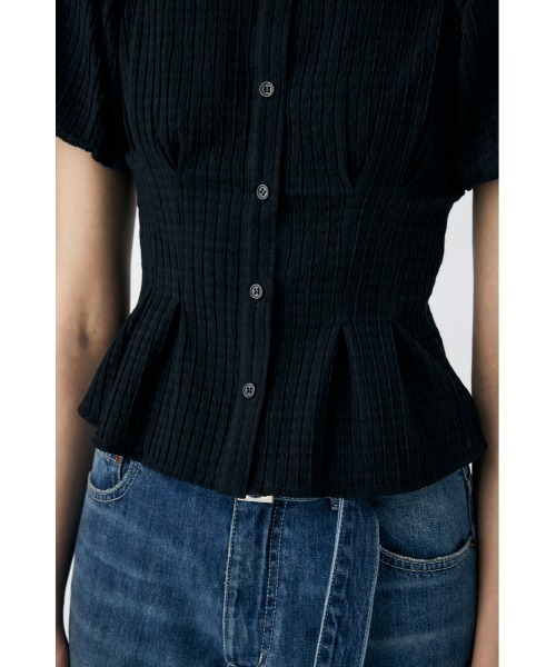 MOUSSY(マウジー)の「BALLOON SLEEVE トップス(Tシャツ/カットソー・レディース・ベージュ系その他/ブラック/サックスブルー・1/2)」の14枚目の写真