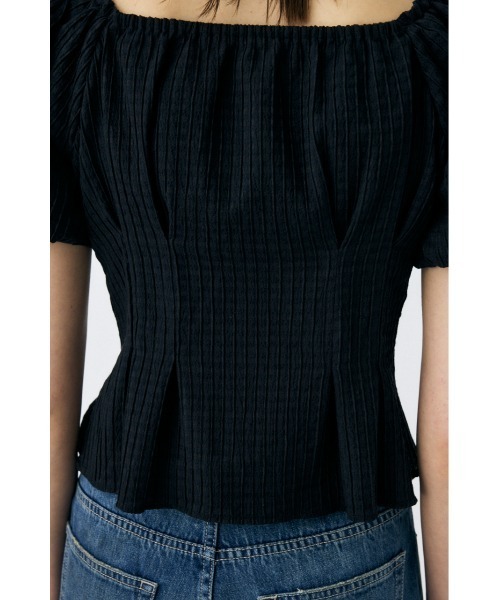 MOUSSY(マウジー)の「BALLOON SLEEVE トップス(Tシャツ/カットソー・レディース・ベージュ系その他/ブラック/サックスブルー・1/2)」の15枚目の写真