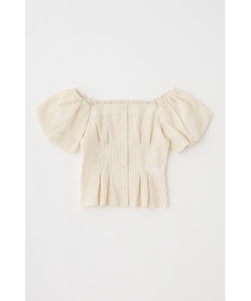 MOUSSY(マウジー)の「BALLOON SLEEVE トップス(Tシャツ/カットソー・レディース・ベージュ系その他/ブラック/サックスブルー・1/2)」の17枚目の写真