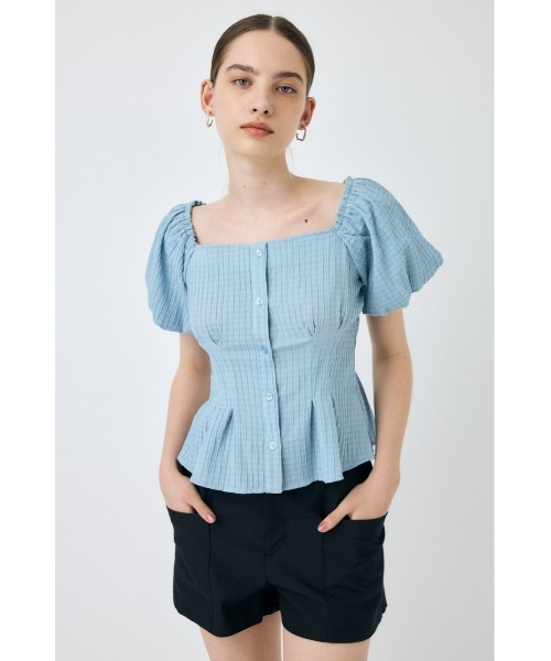 MOUSSY(マウジー)の「BALLOON SLEEVE トップス(Tシャツ/カットソー・レディース・ベージュ系その他/ブラック/サックスブルー・1/2)」の18枚目の写真