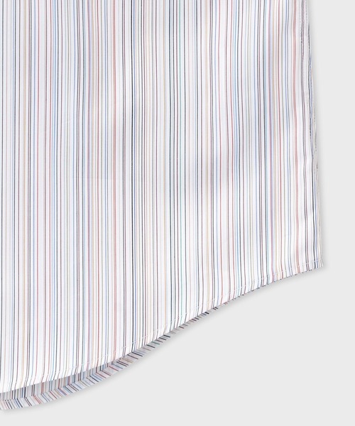 Paul Smith(ポールスミス)の「"Signature Stripe" 半袖シャツ / 153350 127Y(シャツ/ブラウス・メンズ・マルチ/ホワイト系その他/ライトブルー・SMALL/MEDIUM/LARGE/X-LARGE/XX-LARGE)」の7枚目の写真