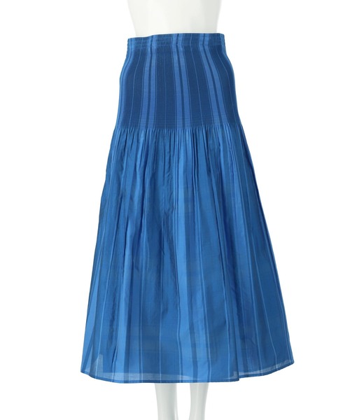 Settimissimo（セッティミッシモ）の「チェックストライプリバーシブルフレアスカート（スカート・レディース・グリーン/ブルー・FREE）」の12枚目の写真