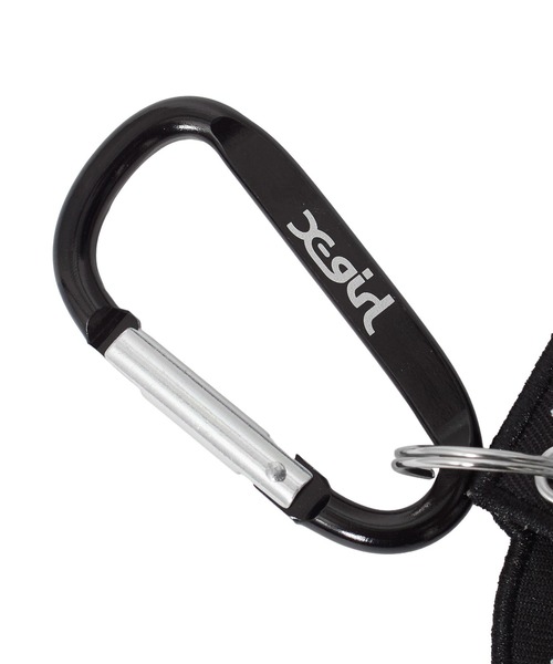 X-girl（エックスガール）の「STAR AND FACE PATCH KEY CHARM（キーホルダー・レディース・ブラック/レッド・ONE SIZE）」の6枚目の写真