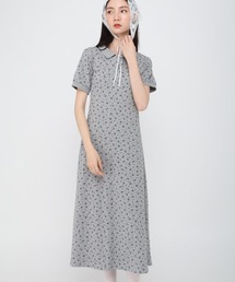 3.3 Field Trip／小花柄ポロワンピース