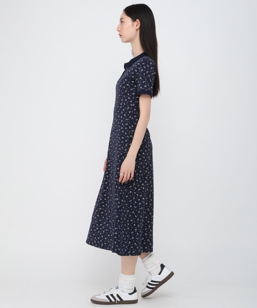 3.3 Field Trip （3.3フィールドトリップ）の「3.3 Field Trip／小花柄ポロワンピース（ワンピース・レディース・ネイビー/グレー・FREE）」の17枚目の写真