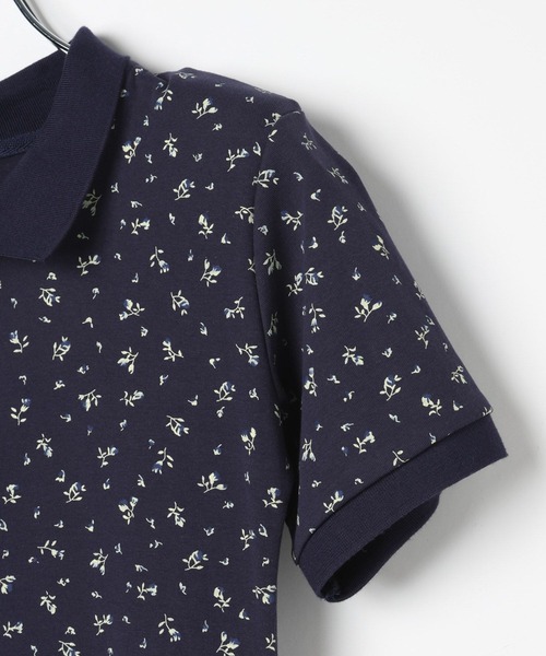 3.3 Field Trip （3.3フィールドトリップ）の「3.3 Field Trip／小花柄ポロワンピース（ワンピース・レディース・ネイビー/グレー・FREE）」の11枚目の写真