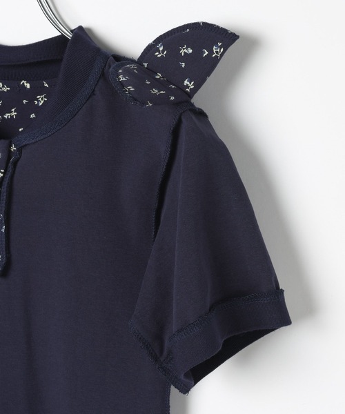 3.3 Field Trip （3.3フィールドトリップ）の「3.3 Field Trip／小花柄ポロワンピース（ワンピース・レディース・ネイビー/グレー・FREE）」の12枚目の写真