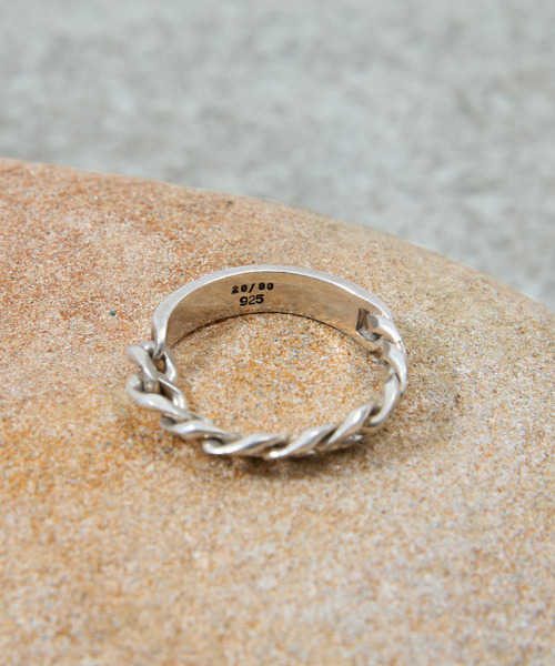 20/80（テゥエンティーエイティー）の「20/80 トゥエンティーエイティー / STERLING SILVER ID CHAIN RING 5mm WIDTH スターリングシルバー925IDチェーンリング / AR029（リング・メンズ・シルバー・1/2）」の6枚目の写真