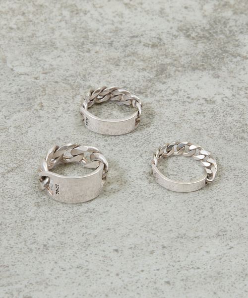 20/80（テゥエンティーエイティー）の「20/80 トゥエンティーエイティー / STERLING SILVER ID CHAIN RING 5mm WIDTH スターリングシルバー925IDチェーンリング / AR029（リング・メンズ・シルバー・1/2）」の9枚目の写真