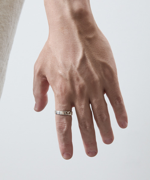 20/80（テゥエンティーエイティー）の「20/80 トゥエンティーエイティー / STERLING SILVER ID CHAIN RING 5mm WIDTH スターリングシルバー925IDチェーンリング / AR029（リング・メンズ・シルバー・1/2）」の10枚目の写真