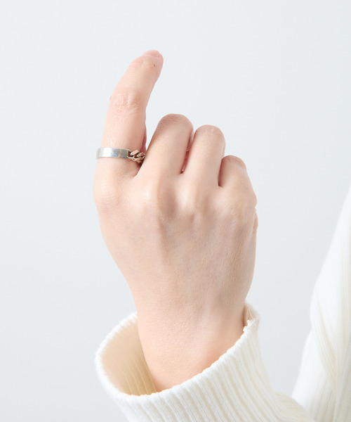 20/80（テゥエンティーエイティー）の「20/80 トゥエンティーエイティー / STERLING SILVER ID CHAIN RING 5mm WIDTH スターリングシルバー925IDチェーンリング / AR029（リング・メンズ・シルバー・1/2）」の11枚目の写真