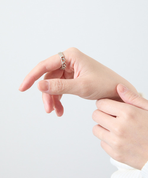 20/80（テゥエンティーエイティー）の「20/80 トゥエンティーエイティー / STERLING SILVER ID CHAIN RING 5mm WIDTH スターリングシルバー925IDチェーンリング / AR029（リング・メンズ・シルバー・1/2）」の12枚目の写真