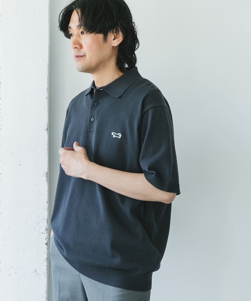 PENNEYS（ぺニーズ）の「『XLサイズ/WEB限定』『別注』PENNEYS×DOORS　THE FOX ハイゲージ ニットポロ（ポロシャツ・メンズ・ブラウン/ネイビー/グレー・X-LARGE/MEDIUM/LARGE）」の10枚目の写真