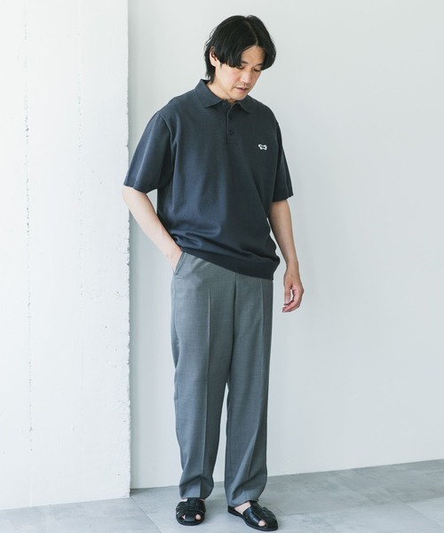 PENNEYS（ぺニーズ）の「『XLサイズ/WEB限定』『別注』PENNEYS×DOORS　THE FOX ハイゲージ ニットポロ（ポロシャツ・メンズ・ブラウン/ネイビー/グレー・X-LARGE/MEDIUM/LARGE）」の12枚目の写真