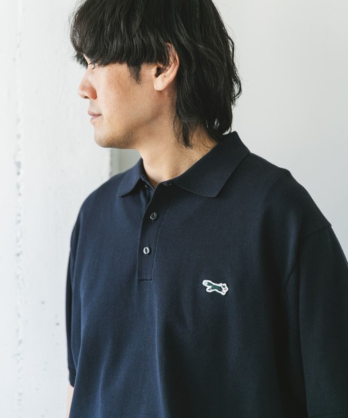 PENNEYS（ぺニーズ）の「『XLサイズ/WEB限定』『別注』PENNEYS×DOORS　THE FOX ハイゲージ ニットポロ（ポロシャツ・メンズ・ブラウン/ネイビー/グレー・X-LARGE/MEDIUM/LARGE）」の17枚目の写真