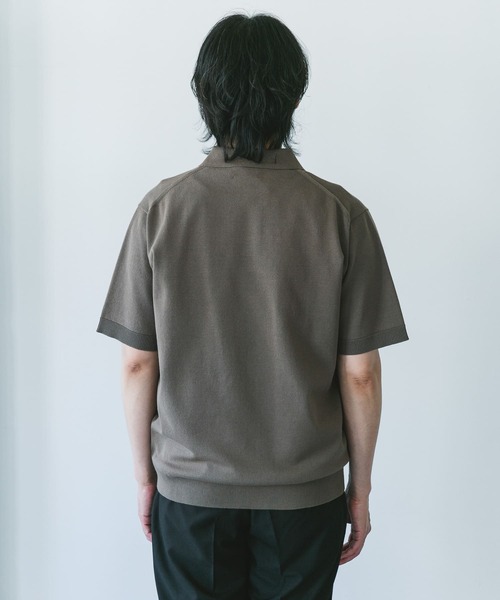 PENNEYS（ぺニーズ）の「『XLサイズ/WEB限定』『別注』PENNEYS×DOORS　THE FOX ハイゲージ ニットポロ（ポロシャツ・メンズ・ブラウン/ネイビー/グレー・X-LARGE/MEDIUM/LARGE）」の22枚目の写真