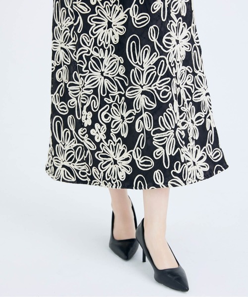 CELEN（セレン）の「《2025新作》【オケージョンドレス/結婚式/お呼ばれ】エンブロイダリーレースワンピース（ドレス・レディース・ベージュ/ブラック・FREE）」の16枚目の写真