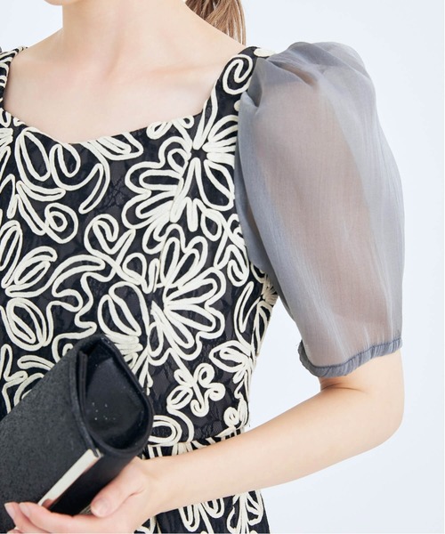 CELEN（セレン）の「《2025新作》【オケージョンドレス/結婚式/お呼ばれ】エンブロイダリーレースワンピース（ドレス・レディース・ベージュ/ブラック・FREE）」の17枚目の写真