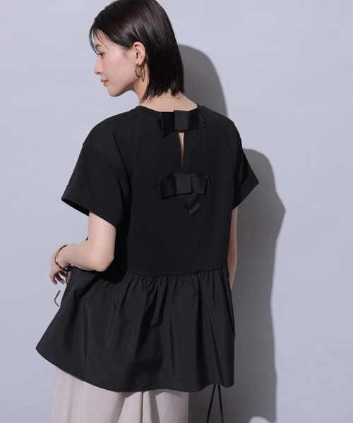 楽天 大人リボンペプラムカットソー（Tシャツ/カットソー）｜Arpege トップス