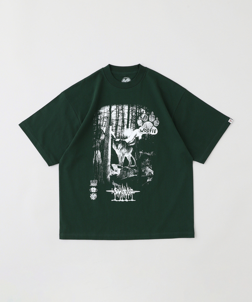 WISM(ウィズム)の「Woofietokyo / ウーフィトウキョウ Pigment Woofie Soul S/S Tee(Tシャツ/カットソー・メンズ・グリーン/ブラック・LARGE/MEDIUM)」の15枚目の写真