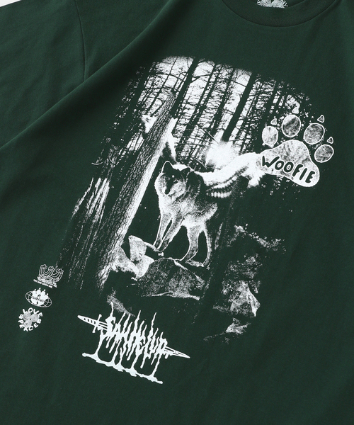 WISM(ウィズム)の「Woofietokyo / ウーフィトウキョウ Pigment Woofie Soul S/S Tee(Tシャツ/カットソー・メンズ・グリーン/ブラック・LARGE/MEDIUM)」の21枚目の写真