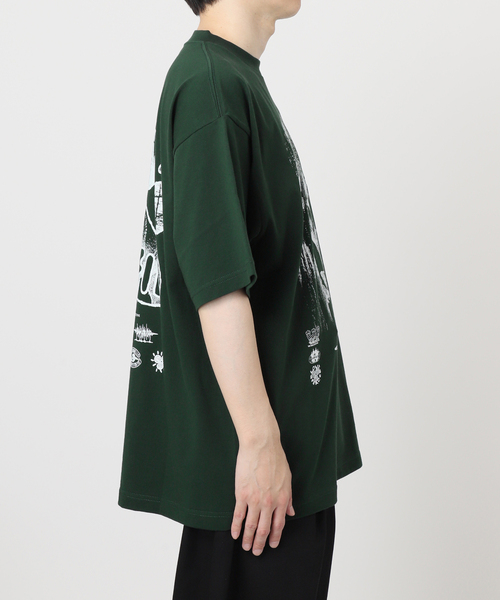 WISM(ウィズム)の「Woofietokyo / ウーフィトウキョウ Pigment Woofie Soul S/S Tee(Tシャツ/カットソー・メンズ・グリーン/ブラック・LARGE/MEDIUM)」の7枚目の写真