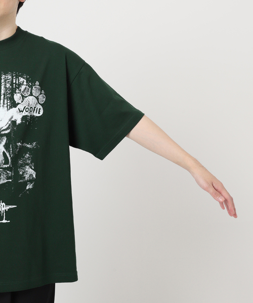 WISM(ウィズム)の「Woofietokyo / ウーフィトウキョウ Pigment Woofie Soul S/S Tee(Tシャツ/カットソー・メンズ・グリーン/ブラック・LARGE/MEDIUM)」の8枚目の写真