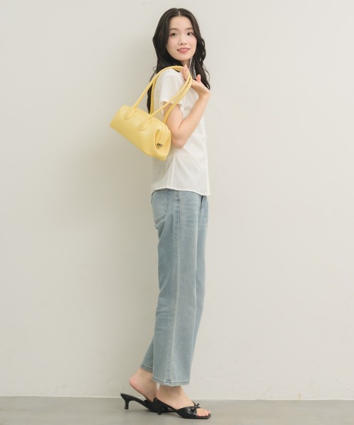 NEUNA（ヌナ）の「エナメルリボンミュール（パンプス・レディース・ブラック/アイボリー・38/36/39）」の22枚目の写真