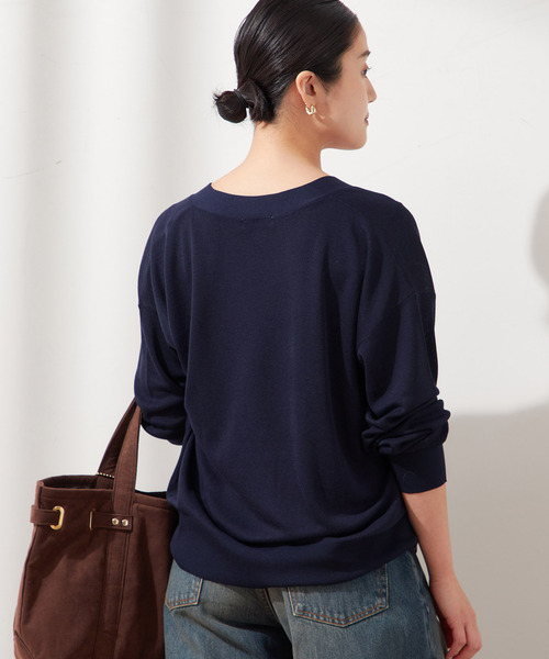 journal standard L'essage(ジャーナルスタンダードレサージュ)の「《追加》GALAXYカーディガン(カーディガン/ボレロ・レディース・チャコールグレー/ベージュ/ネイビー・FREE)」の8枚目の写真