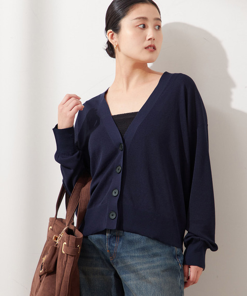 journal standard L'essage(ジャーナルスタンダードレサージュ)の「《追加》GALAXYカーディガン(カーディガン/ボレロ・レディース・チャコールグレー/ベージュ/ネイビー・FREE)」の9枚目の写真