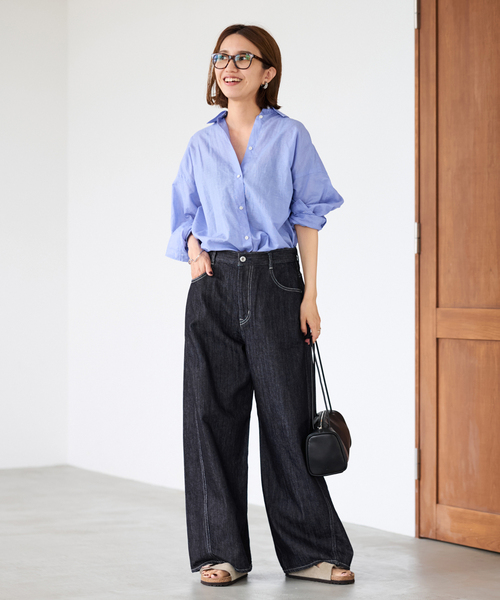 【フレームワーク 】バレルフォルムデニムパンツ セール】バレルフォルムデニムパンツ（デニムパンツ）｜FRAMeWORK