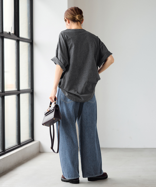 FRAMeWORK（フレームワーク）の「バレルフォルムデニムパンツ（デニムパンツ・レディース・ネイビー/ブルー系その他・36/38/40）」の4枚目の写真