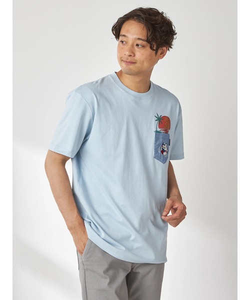 McGREGOR(マックレガー)の「ベアポケットTシャツ(Tシャツ/カットソー・メンズ・ネイビー/ライトブルー/ブラウン系その他2・M/L/XL)」の4枚目の写真