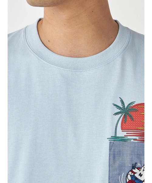 McGREGOR(マックレガー)の「ベアポケットTシャツ(Tシャツ/カットソー・メンズ・ネイビー/ライトブルー/ブラウン系その他2・M/L/XL)」の8枚目の写真
