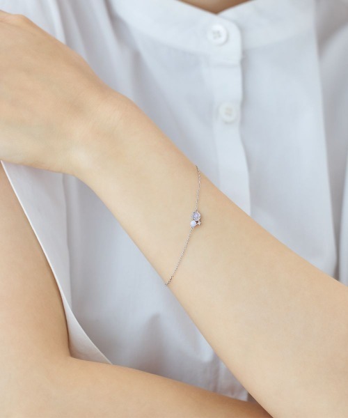 Canal 4°C K10ホワイトゴールドブレスレット ティファニー好きな方に