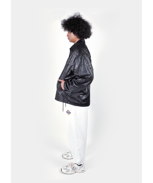 APPLEBUM（アップルバム）の「Synthetic Leather Jacket（ブルゾン・メンズ・ブラック・X-LARGE/LARGE/MEDIUM）」の6枚目の写真