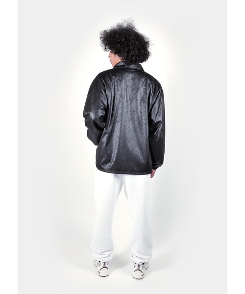 APPLEBUM（アップルバム）の「Synthetic Leather Jacket（ブルゾン・メンズ・ブラック・X-LARGE/LARGE/MEDIUM）」の7枚目の写真