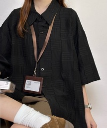 ROOPTOKYO | 格子柄半袖レギュラーカラーシャツ(シャツ/ブラウス)