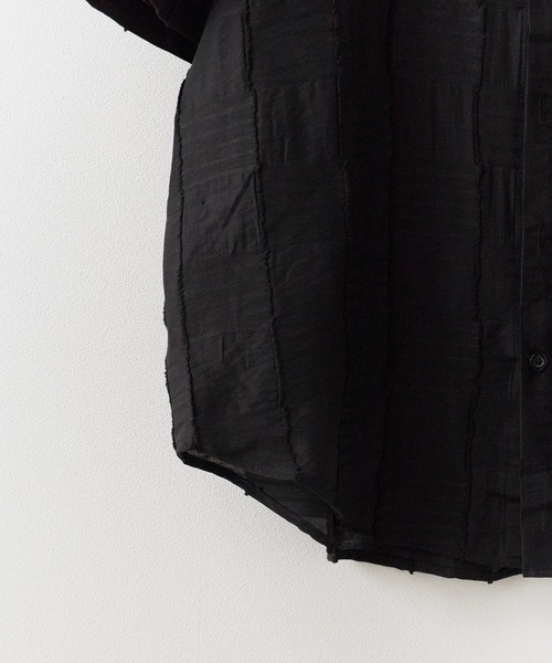 ROOPTOKYO（ループトウキョウ）の「格子柄半袖レギュラーカラーシャツ（シャツ/ブラウス・メンズ・ホワイト/ブラック・L/M）」の17枚目の写真