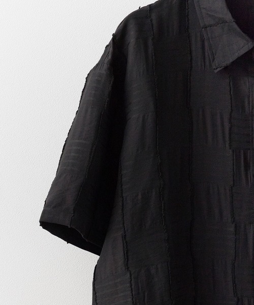 ROOPTOKYO（ループトウキョウ）の「格子柄半袖レギュラーカラーシャツ（シャツ/ブラウス・メンズ・ホワイト/ブラック・L/M）」の16枚目の写真